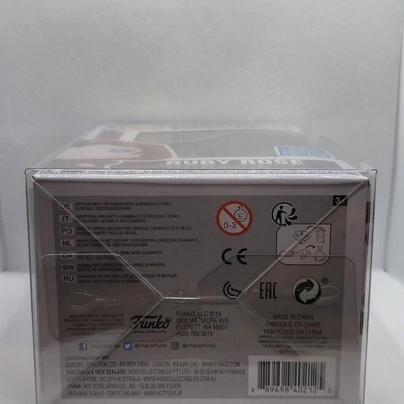 RWBY Ruby Rose 2019 Summer Convention Exclusive Funko Pop - Picture 6 of 7